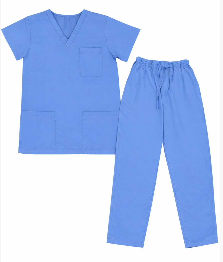 Medical Scrubs Blue