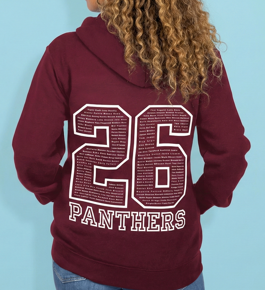 School Hoodies Maroon
